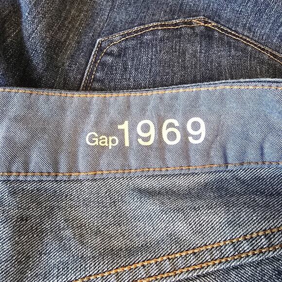 Gap 1969 Perfect Boot Women's 18 Long Blue Dark Wash - Picture 4 of 16